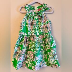 Lilly Pulitzer Girls Floral Dress – Size 4